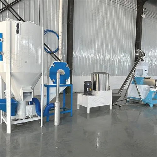 Kalastuksen rehujen tuotantolinja